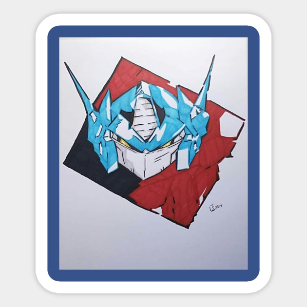 Transformers: Optimus Prime Sticker by Tazartist